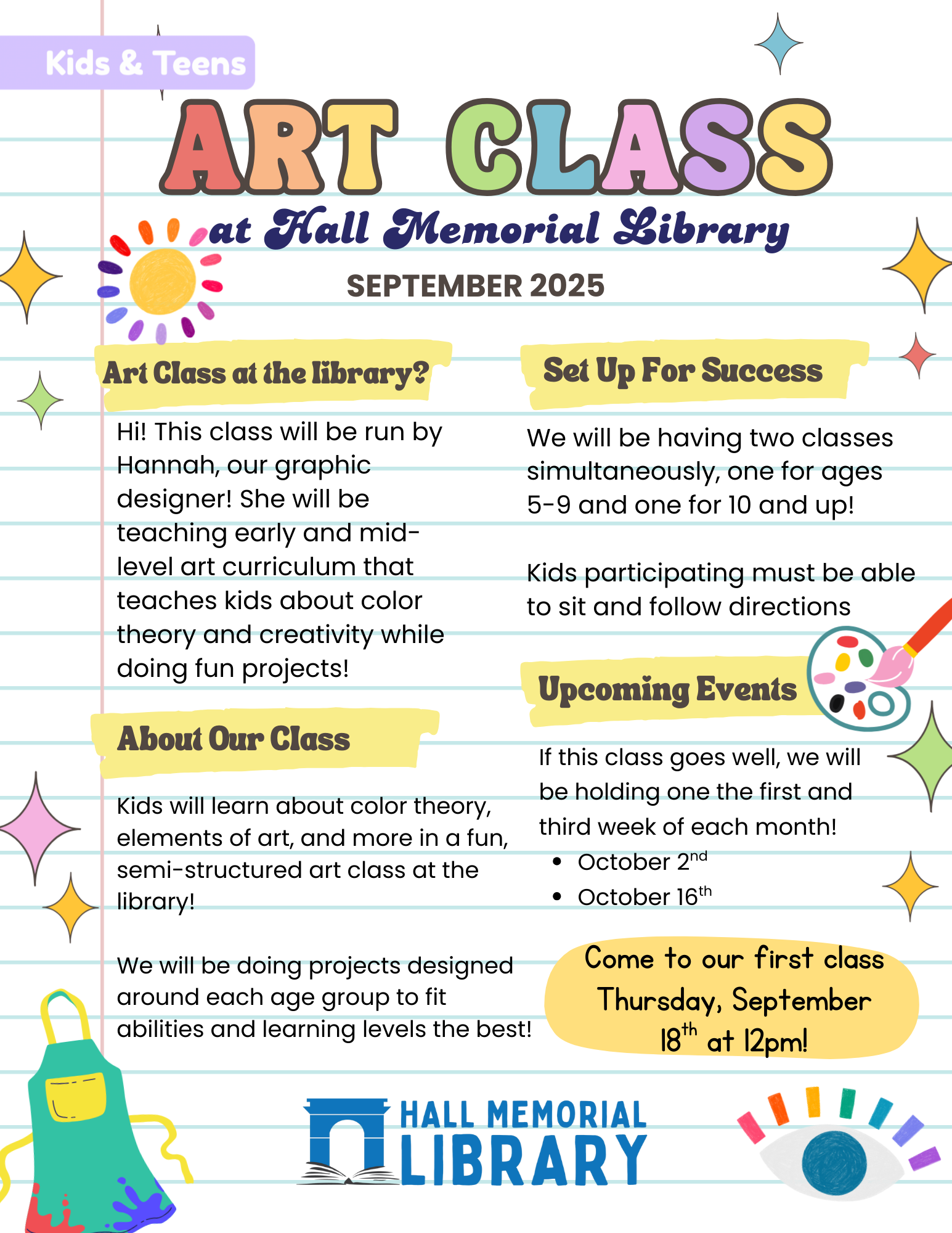 Art Class at the Library
