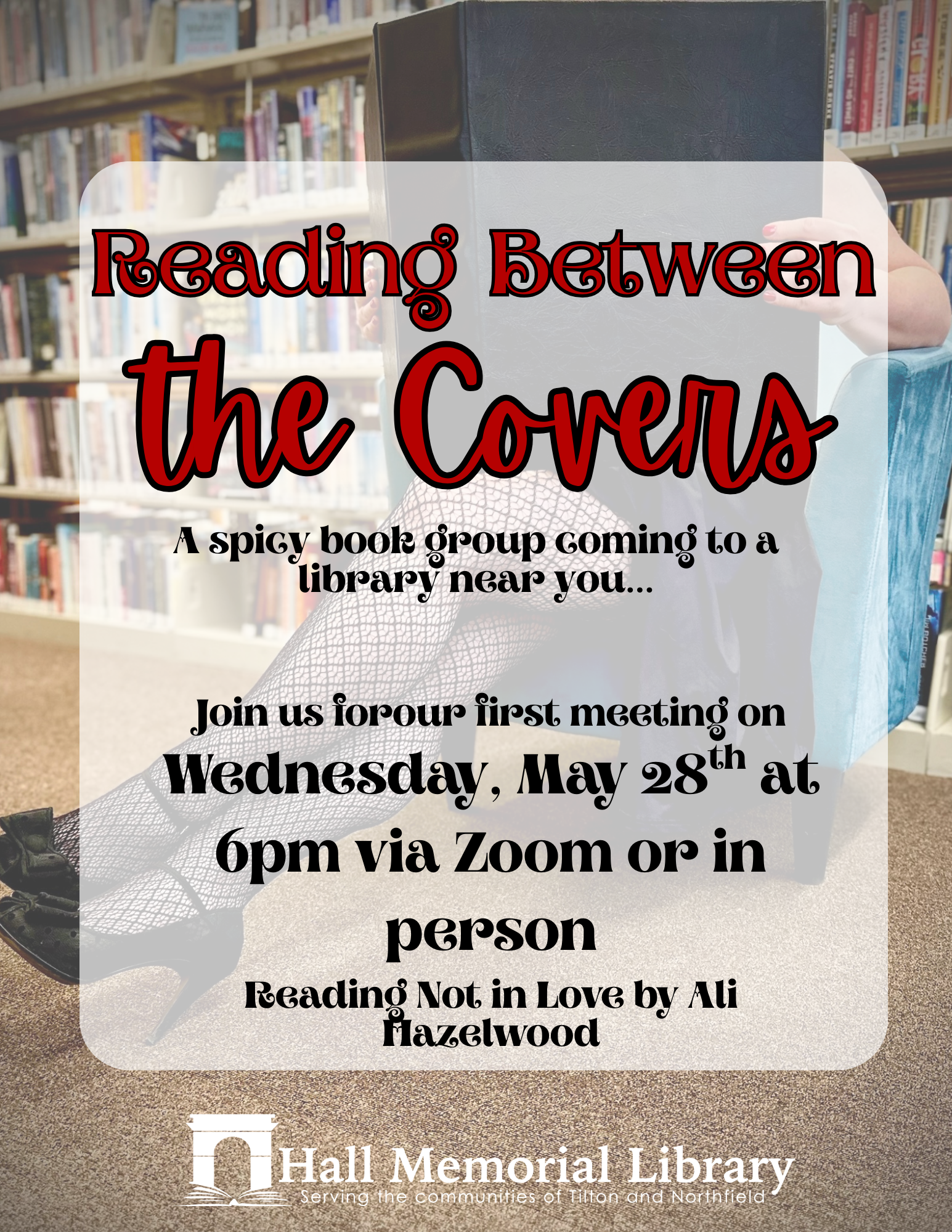 New Adult Romance Book Club meets May 28th ! 