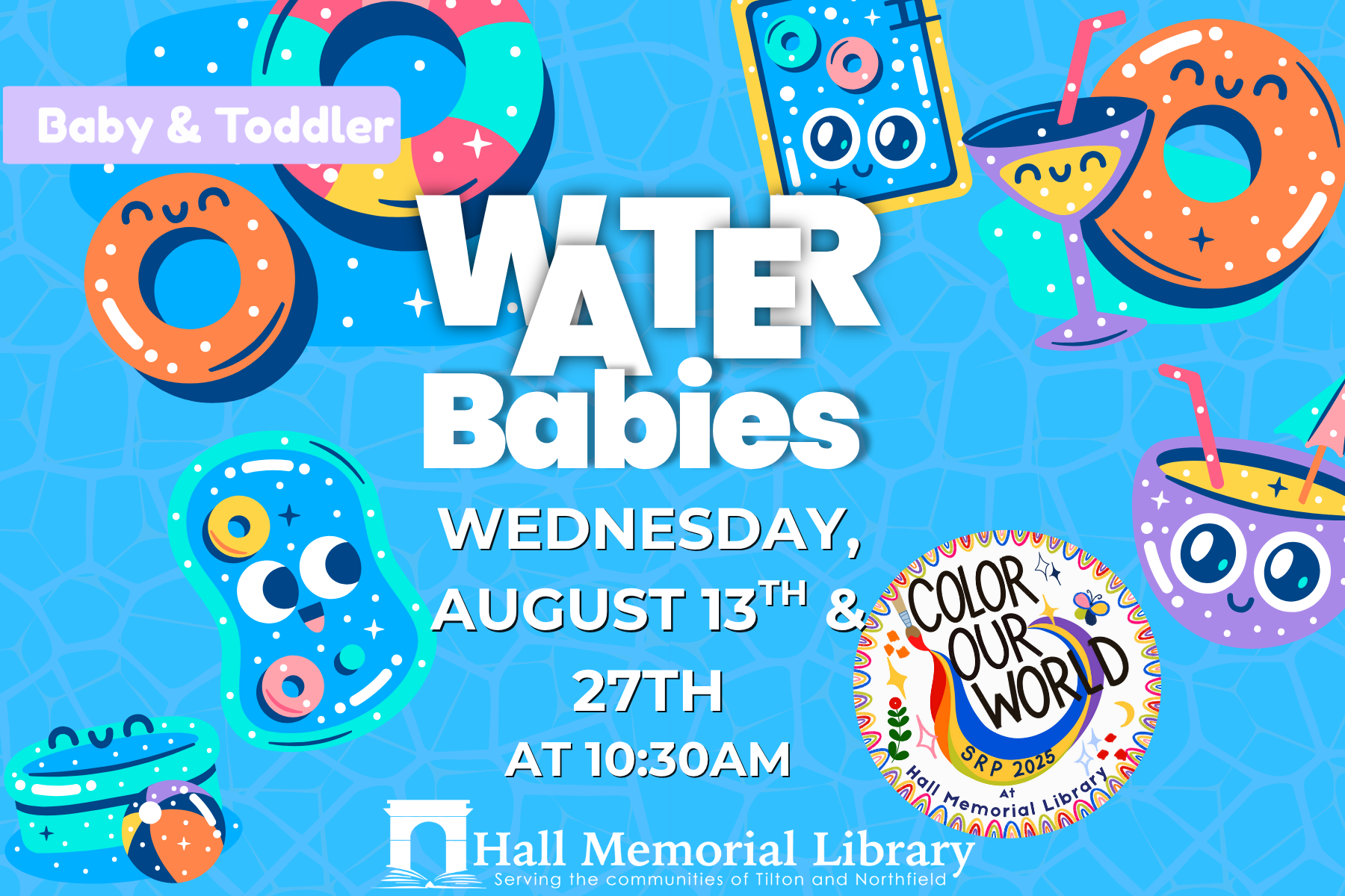 Babies + Toddlers, come to splash! 