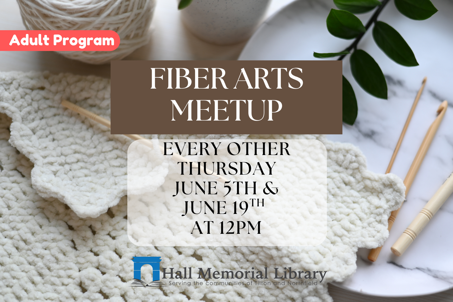 Craft lovers are welcome every other Thursday! 