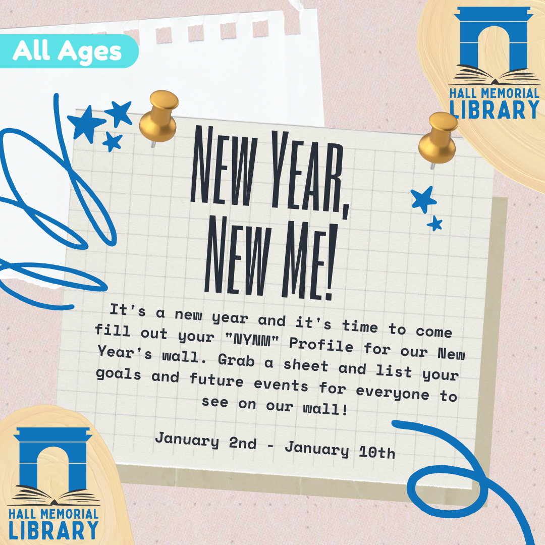 It's a new year and it's time to come fill out your "NYNM" Profile for our New Year's wall.