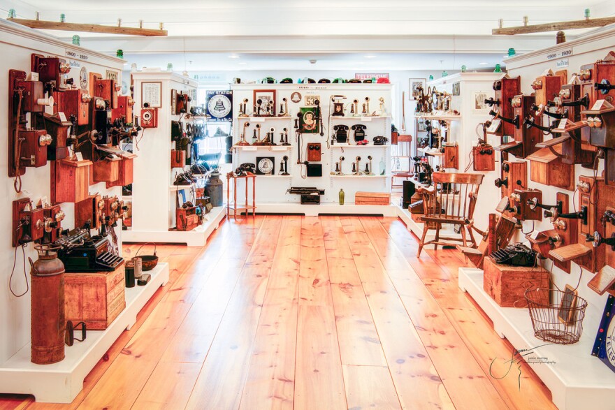 Photo from inside the Telephone Museum