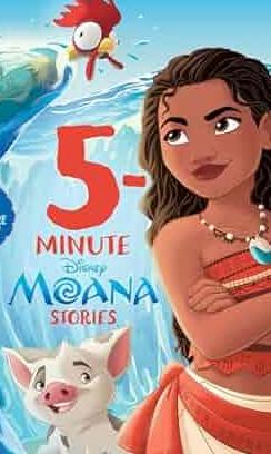 Moana 5 minute stories book cover