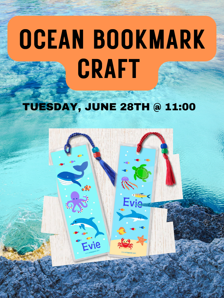ocean bookmark craft