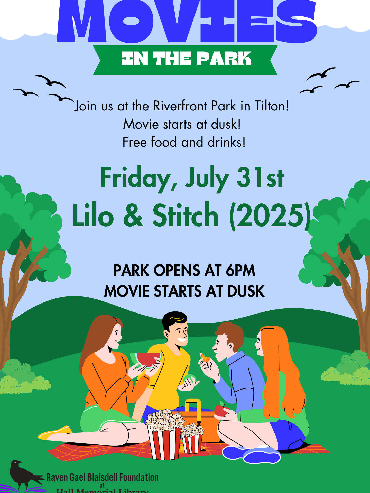 Movies in the Park, Lilo & Stitch (2025), July 31st 