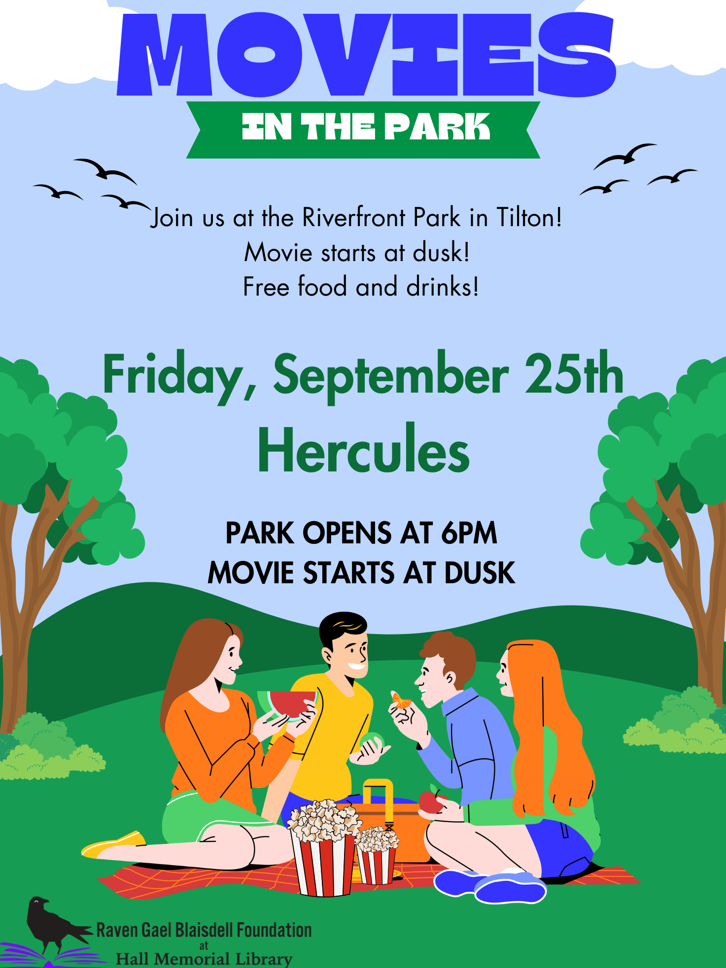 Movies in the Park, Hercules, September 25th 