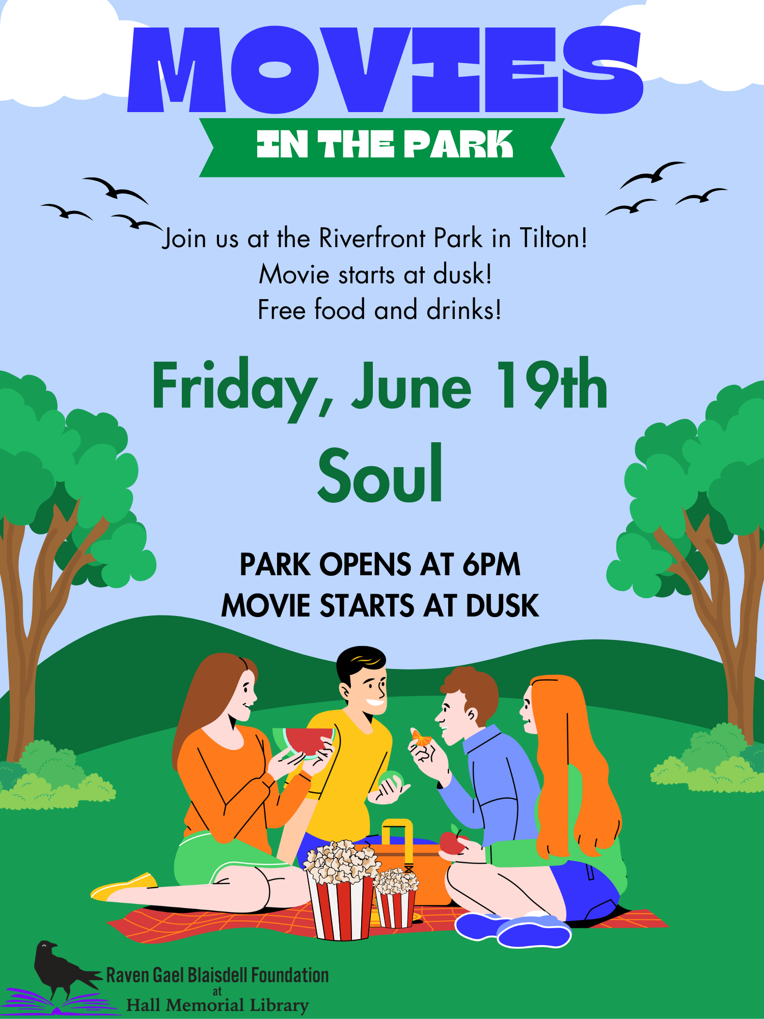 Movies in the Park, Soul, June 19th 
