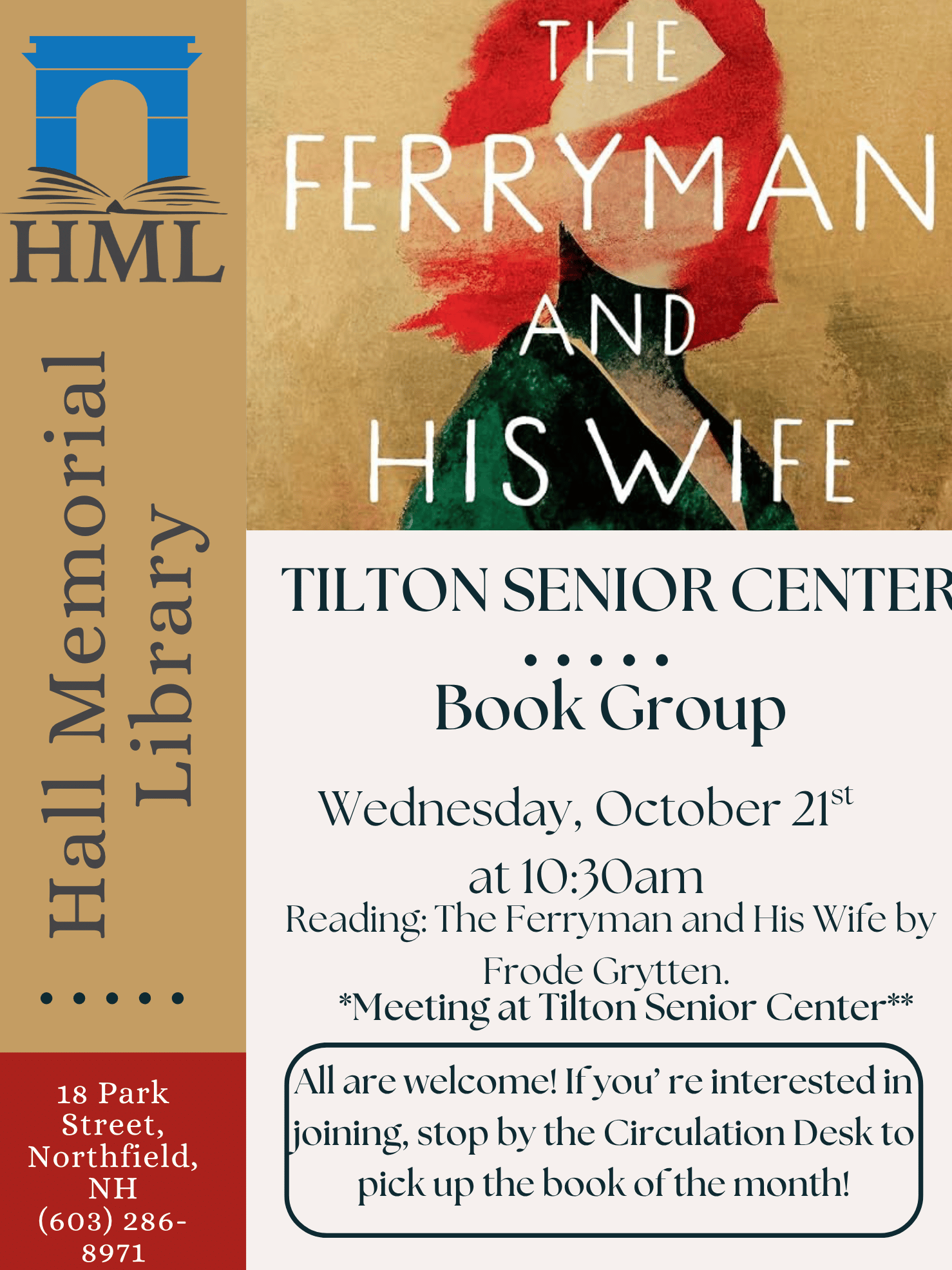 Tilton Senior Center Book Group 