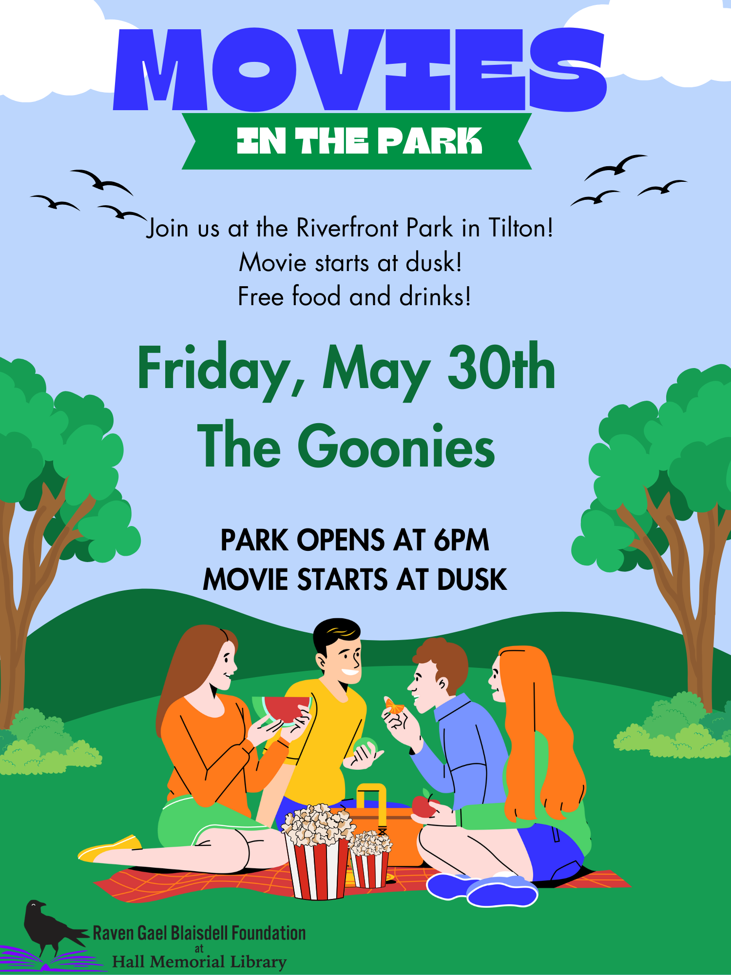 Movies in the park the goonies may 30th 2025