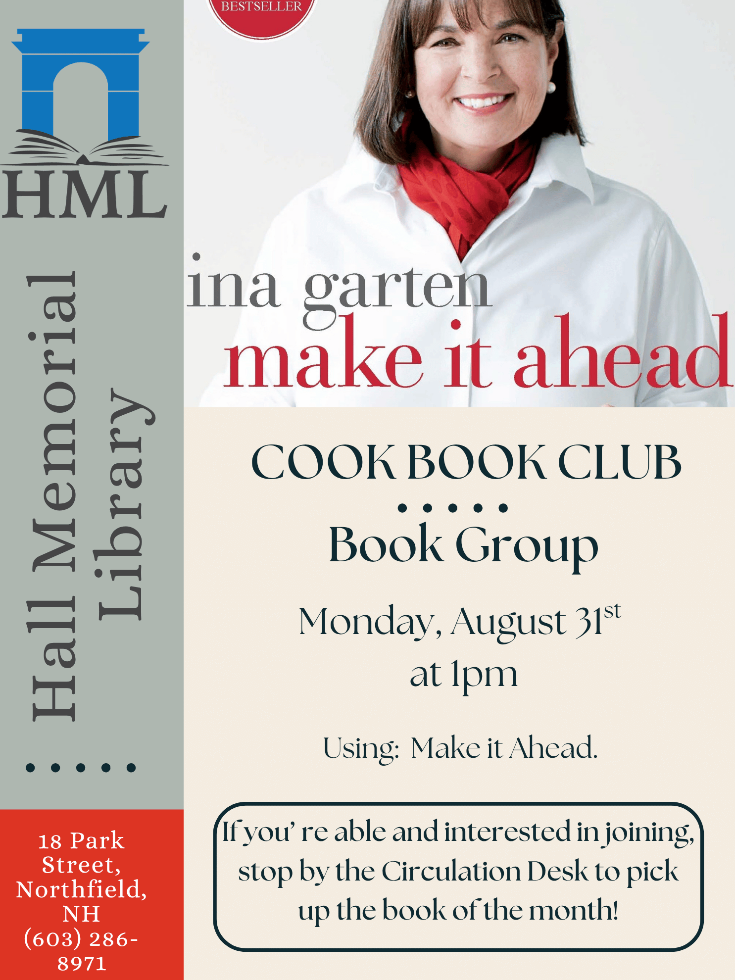 Cookbook club August