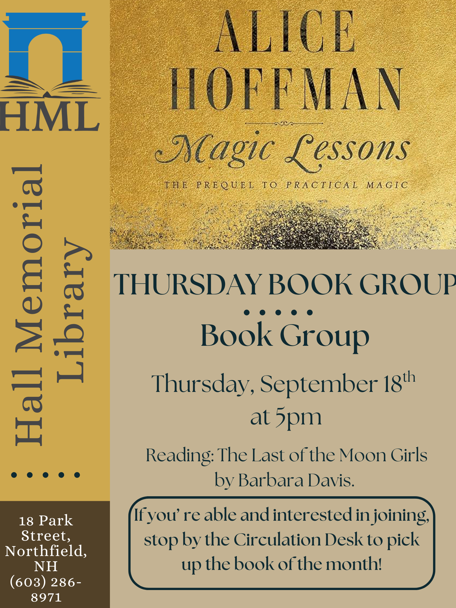 Magic Lessons by Alice Hoffman