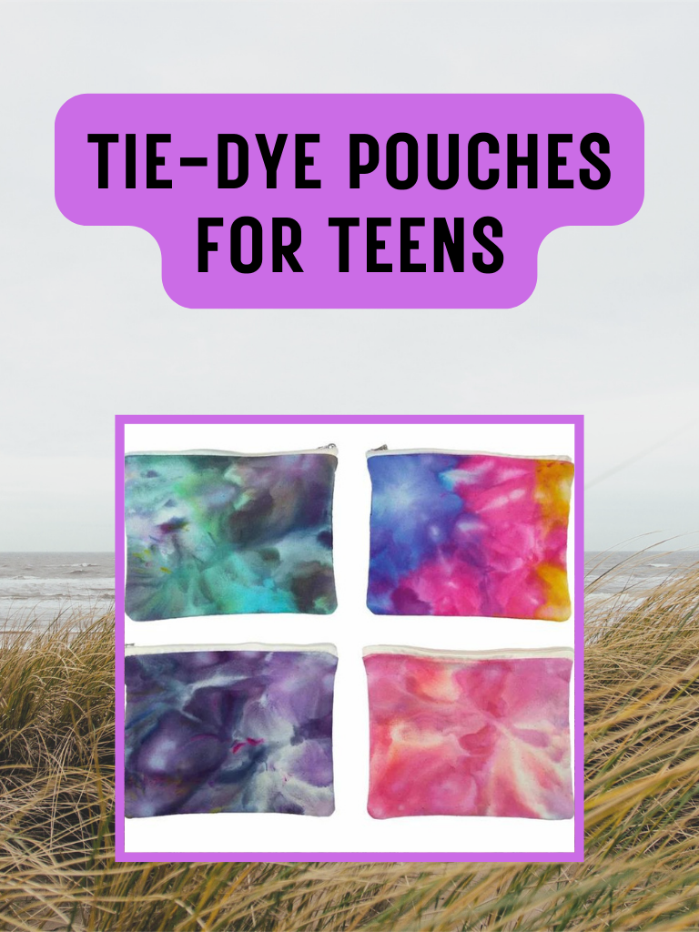 tie dye pouches