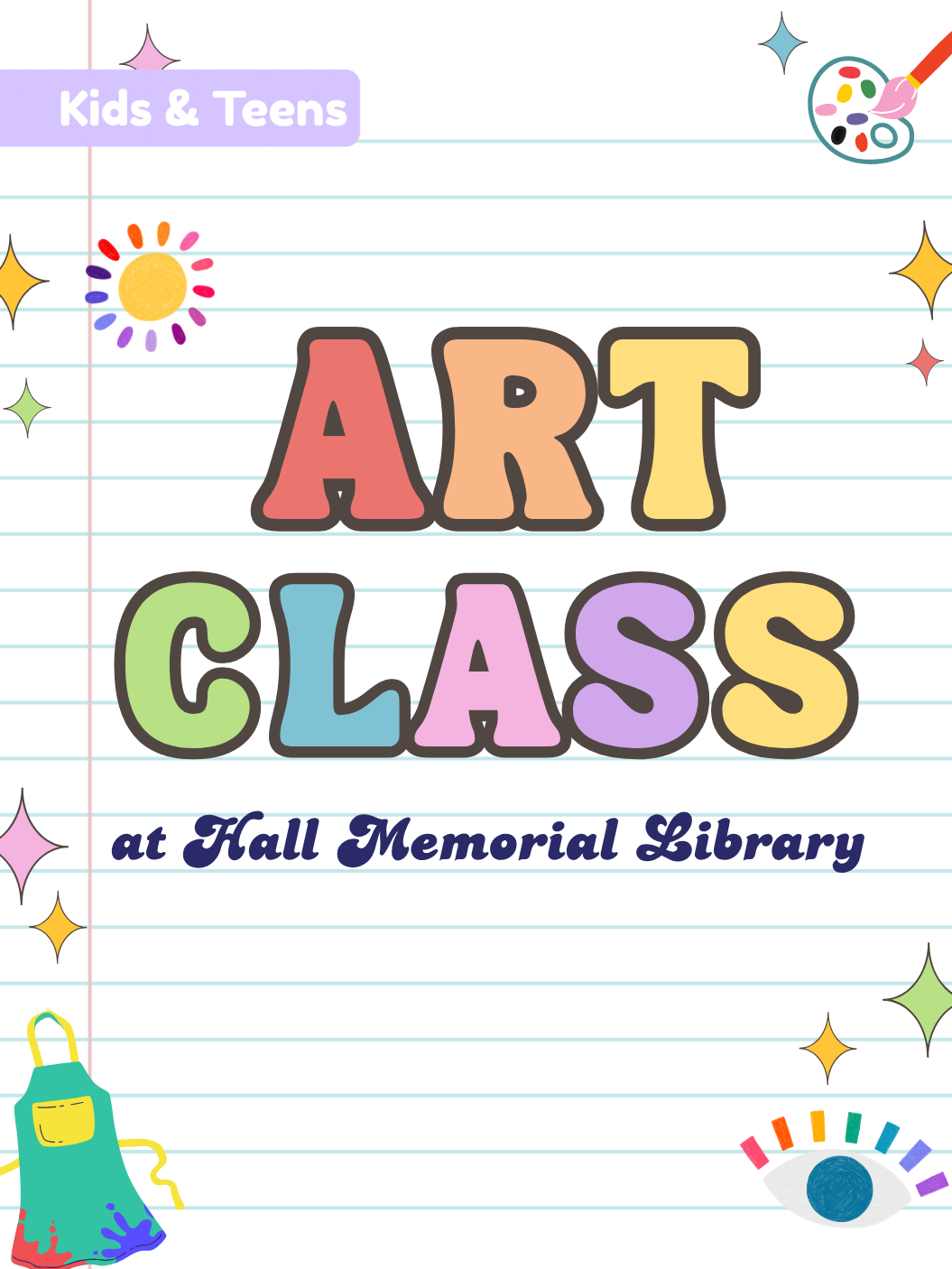 Kids Art Class 7/9 & 7/23 @ 12pm