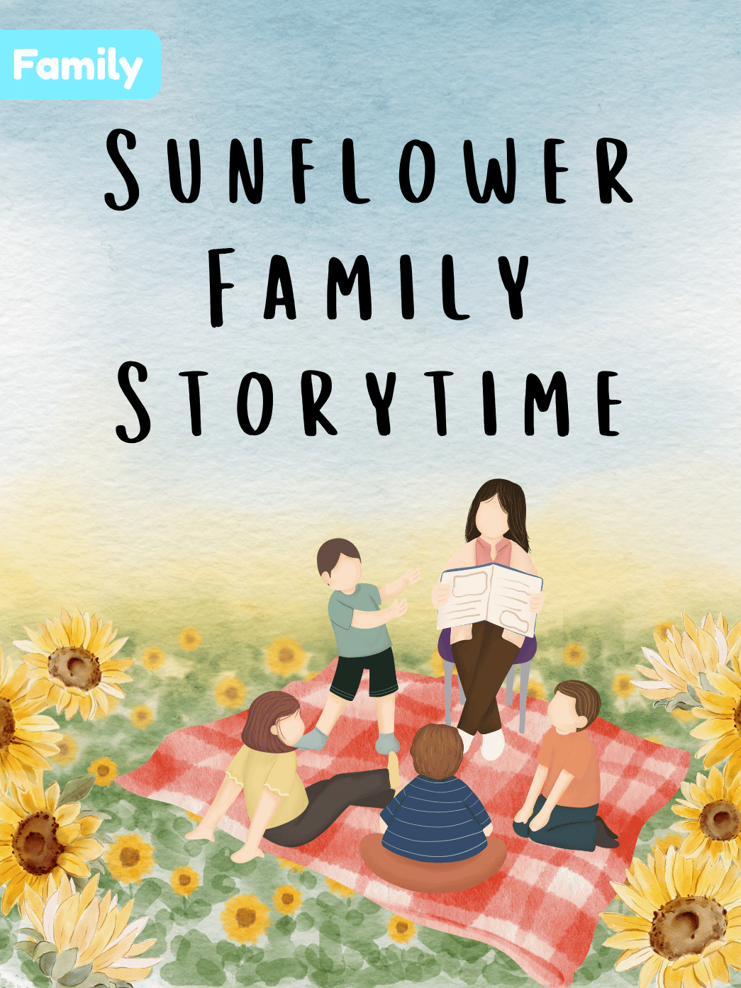 Sunflower Family Storytime, 9/21 @ 10:30 am