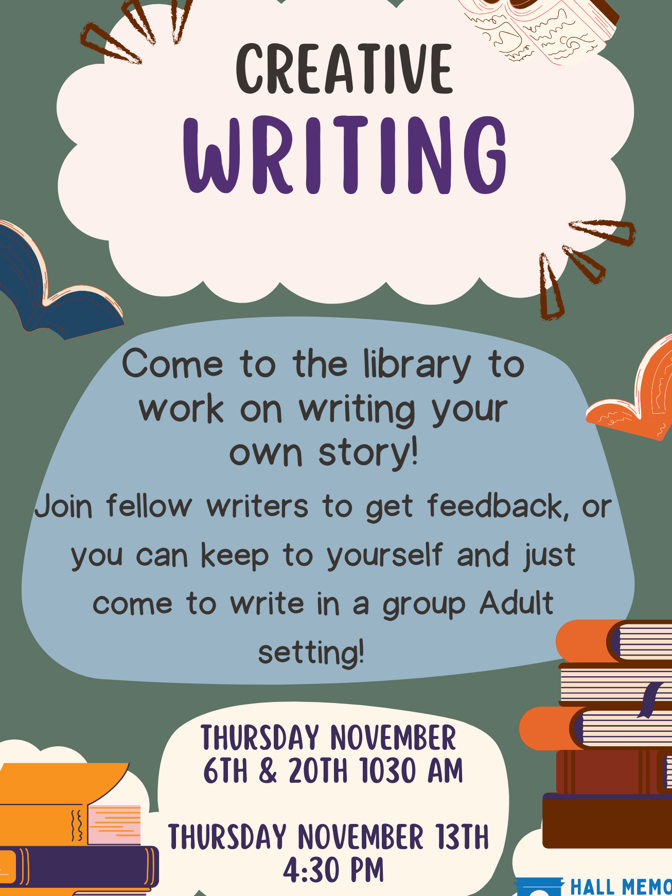 creative writing at HML