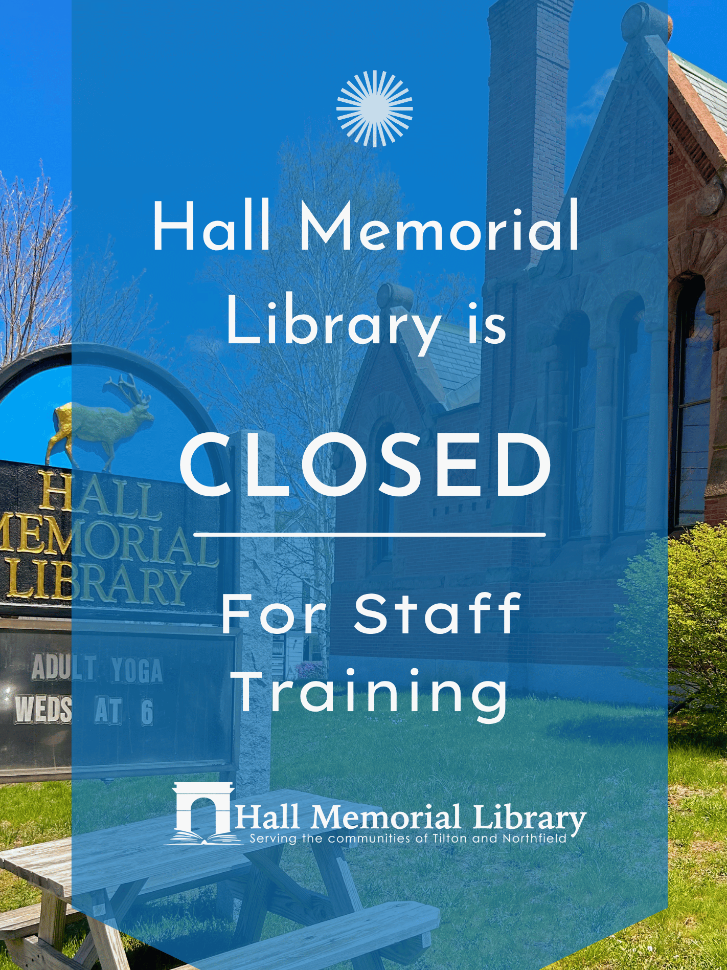 Closed April 1st, 2026 for staff training