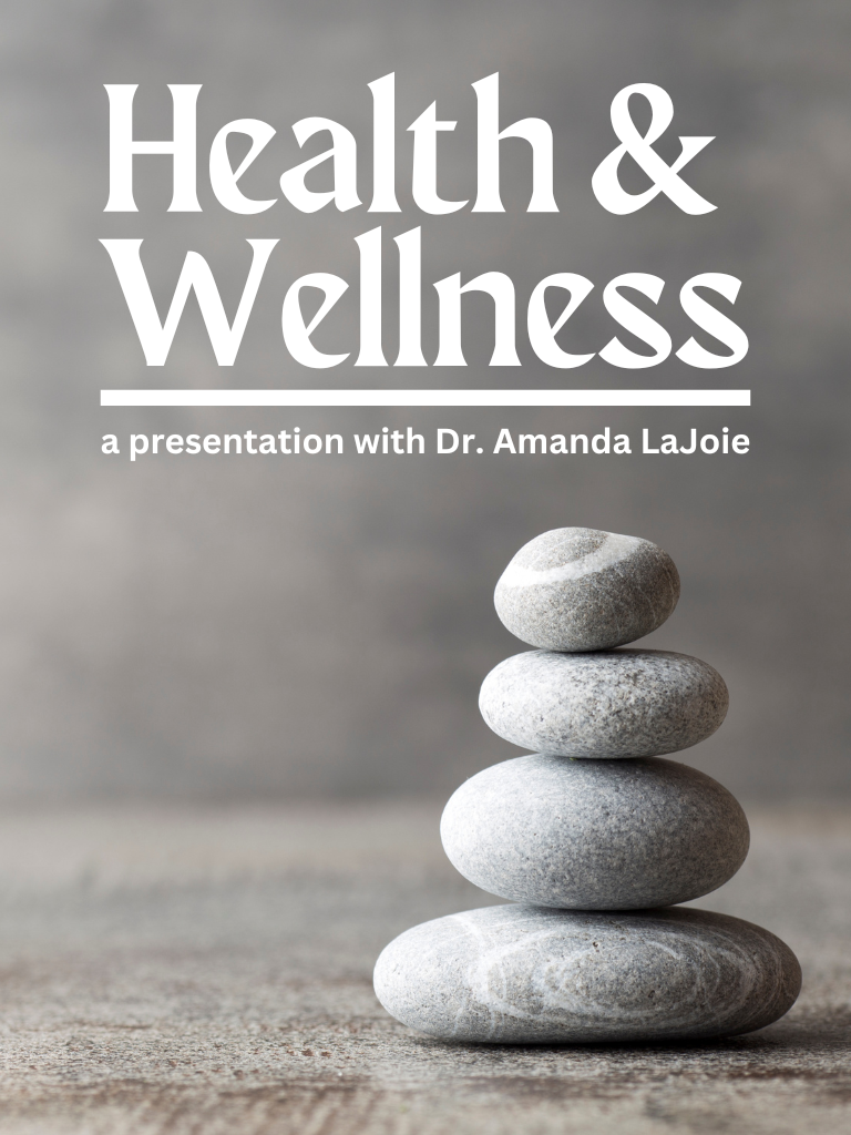 Health & Wellness presentation flyer