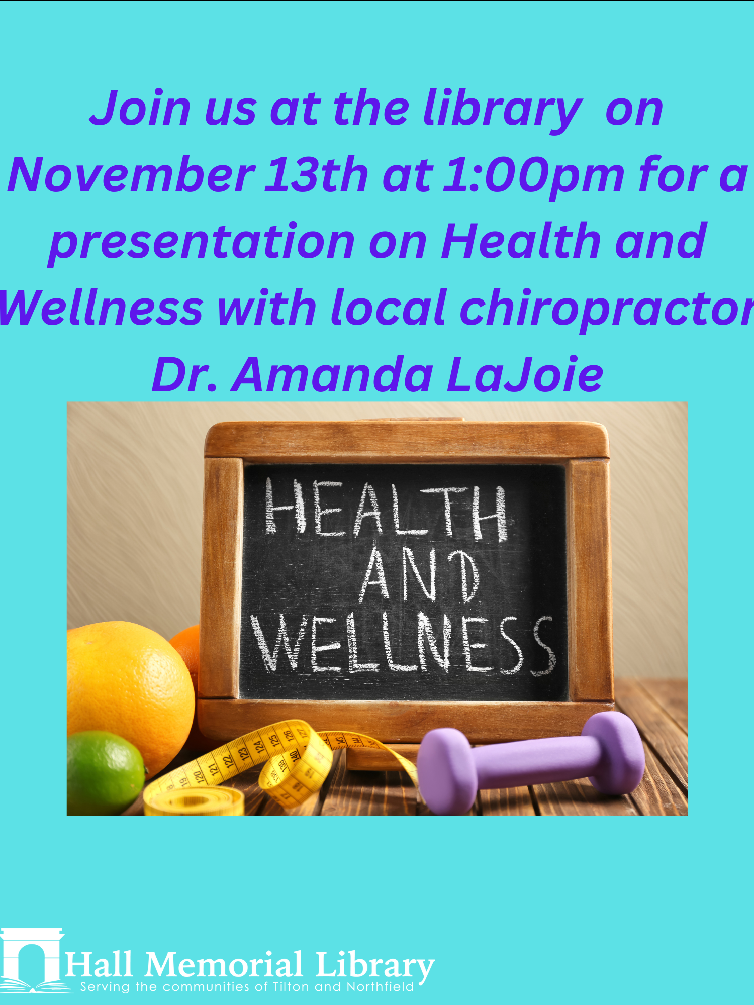 health and wellness presentation flyer