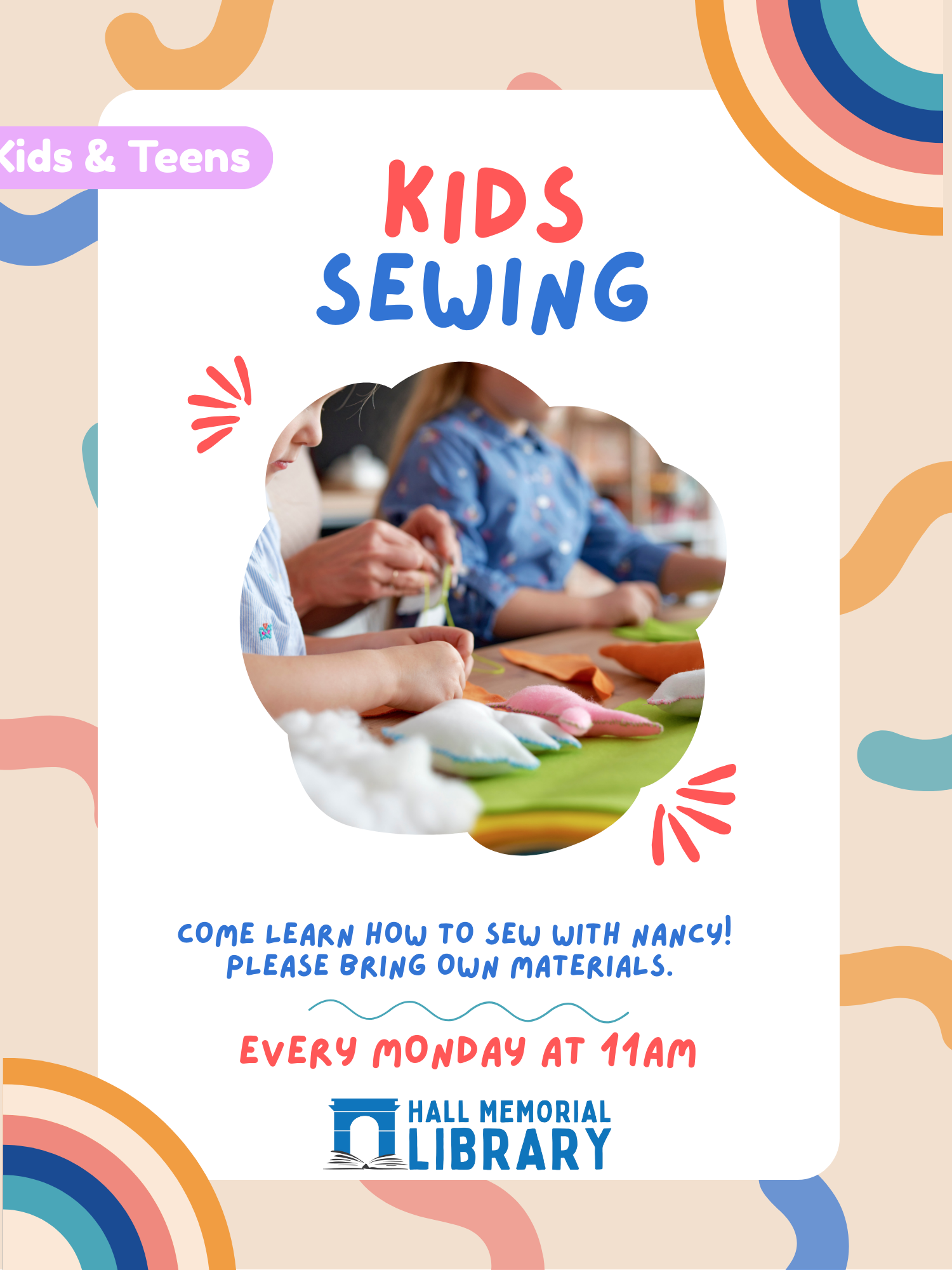 kids sewing