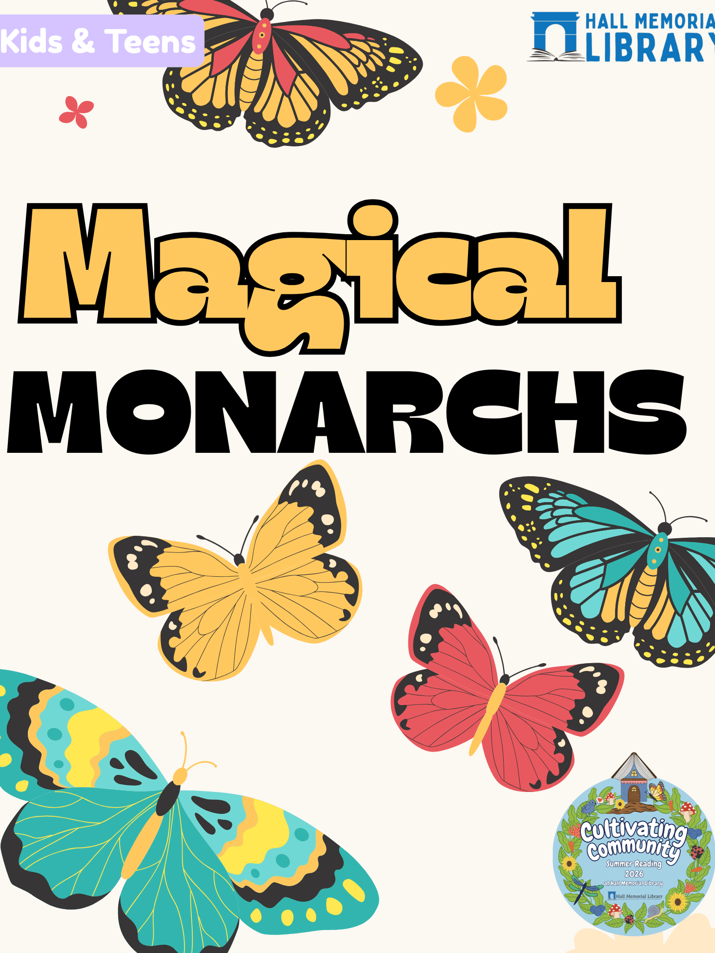 Come learn about monarchs and make your own nature journal!