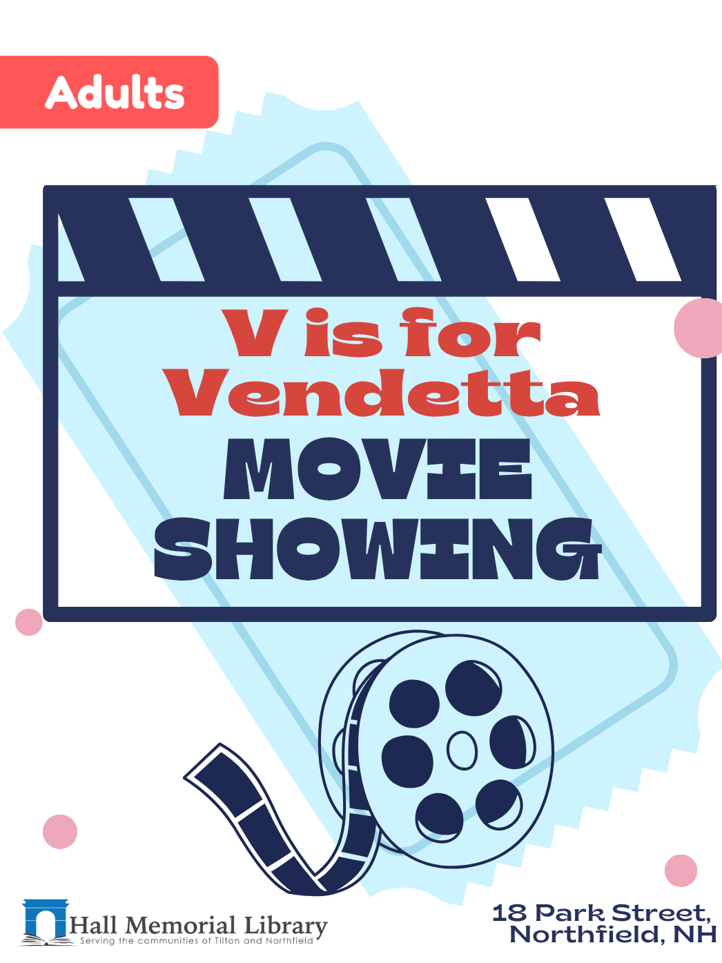 V is for Vendetta Movie Showing (Thurs 11/5 at 5:30 pm)