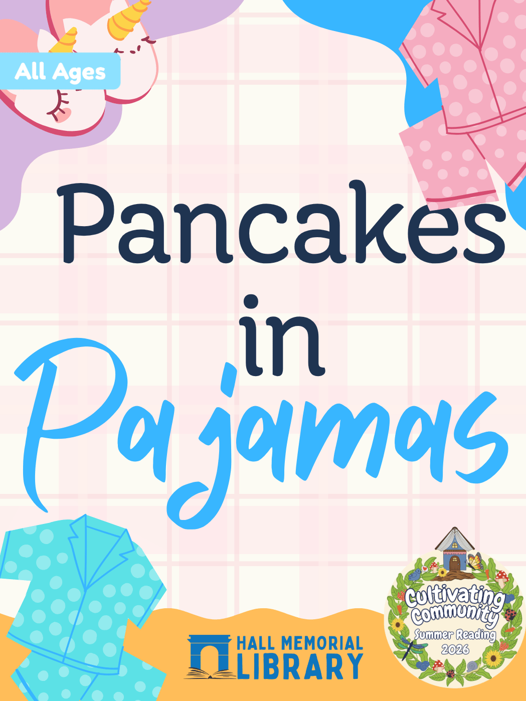 Come enjoy some games and pancakes in your pajamas!