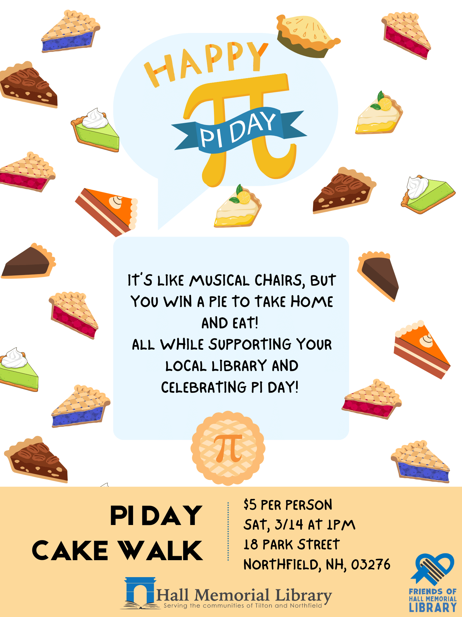 Pi Day 3.14 at the library