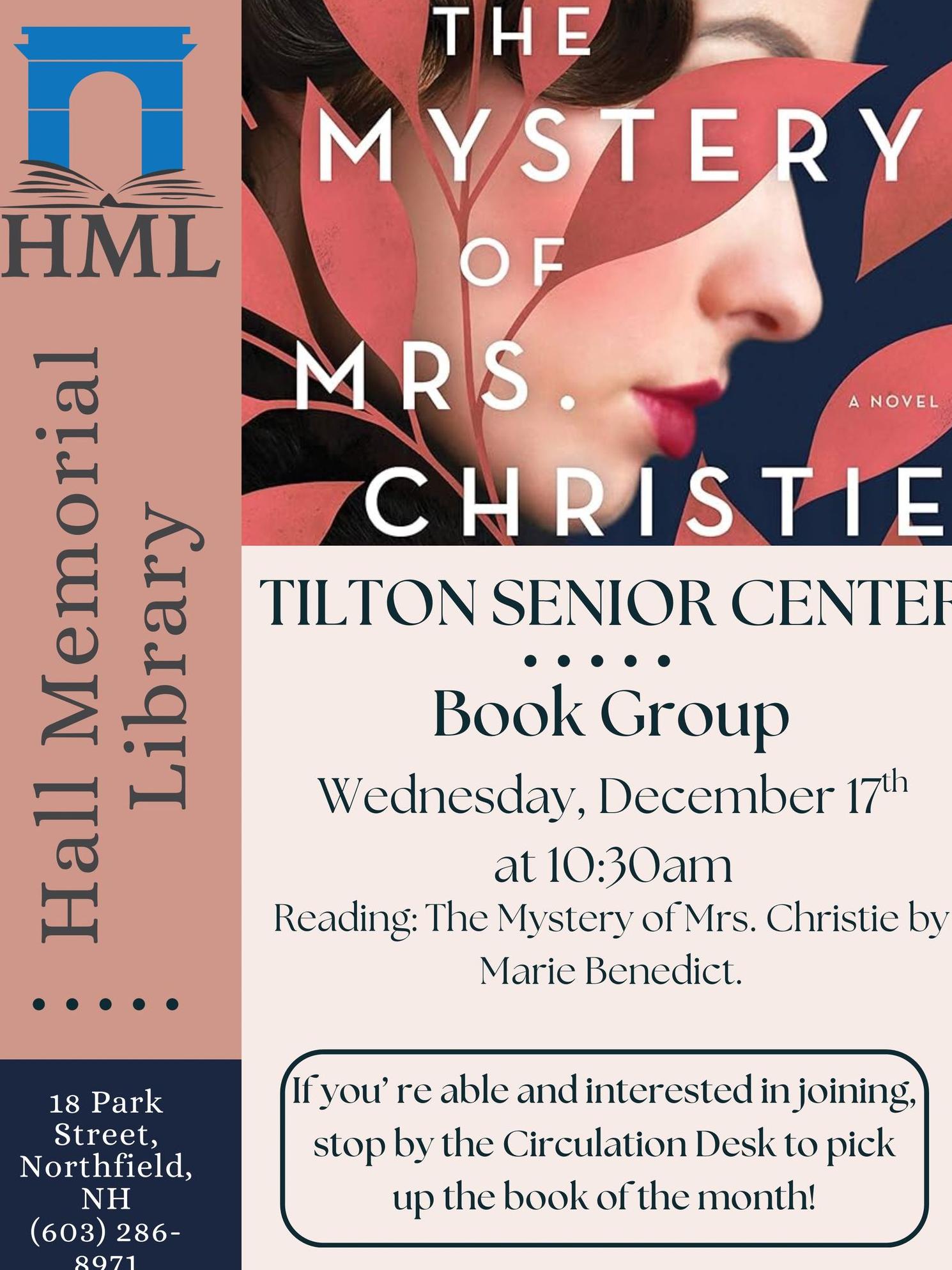 Tilton Senior Center Book Group 