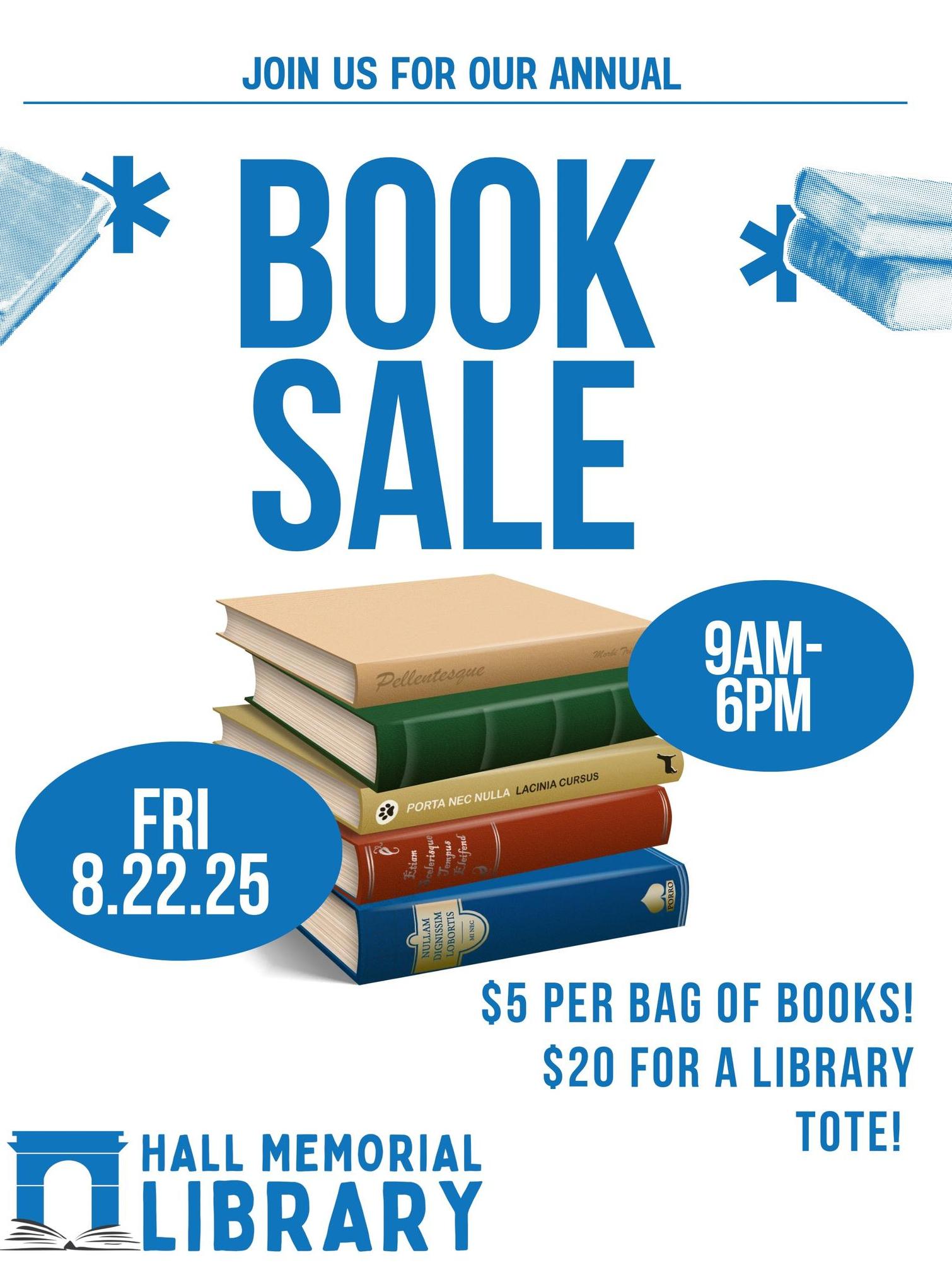 HML book sale flier