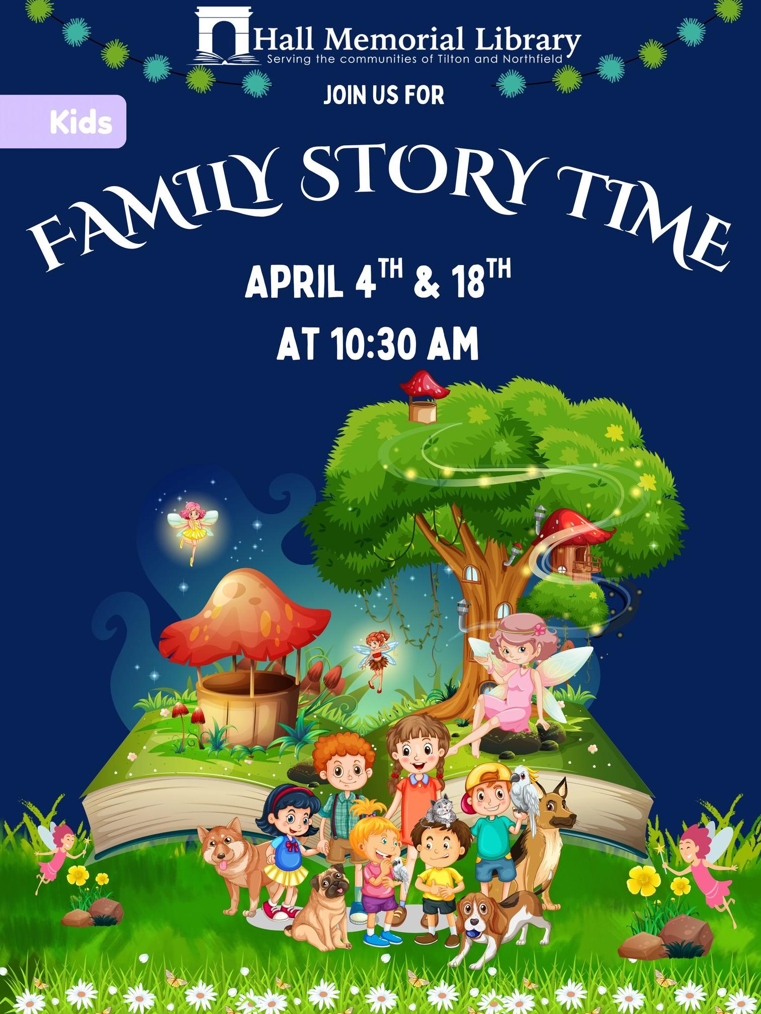 Storytime with Steve on 4/4 & 4/18