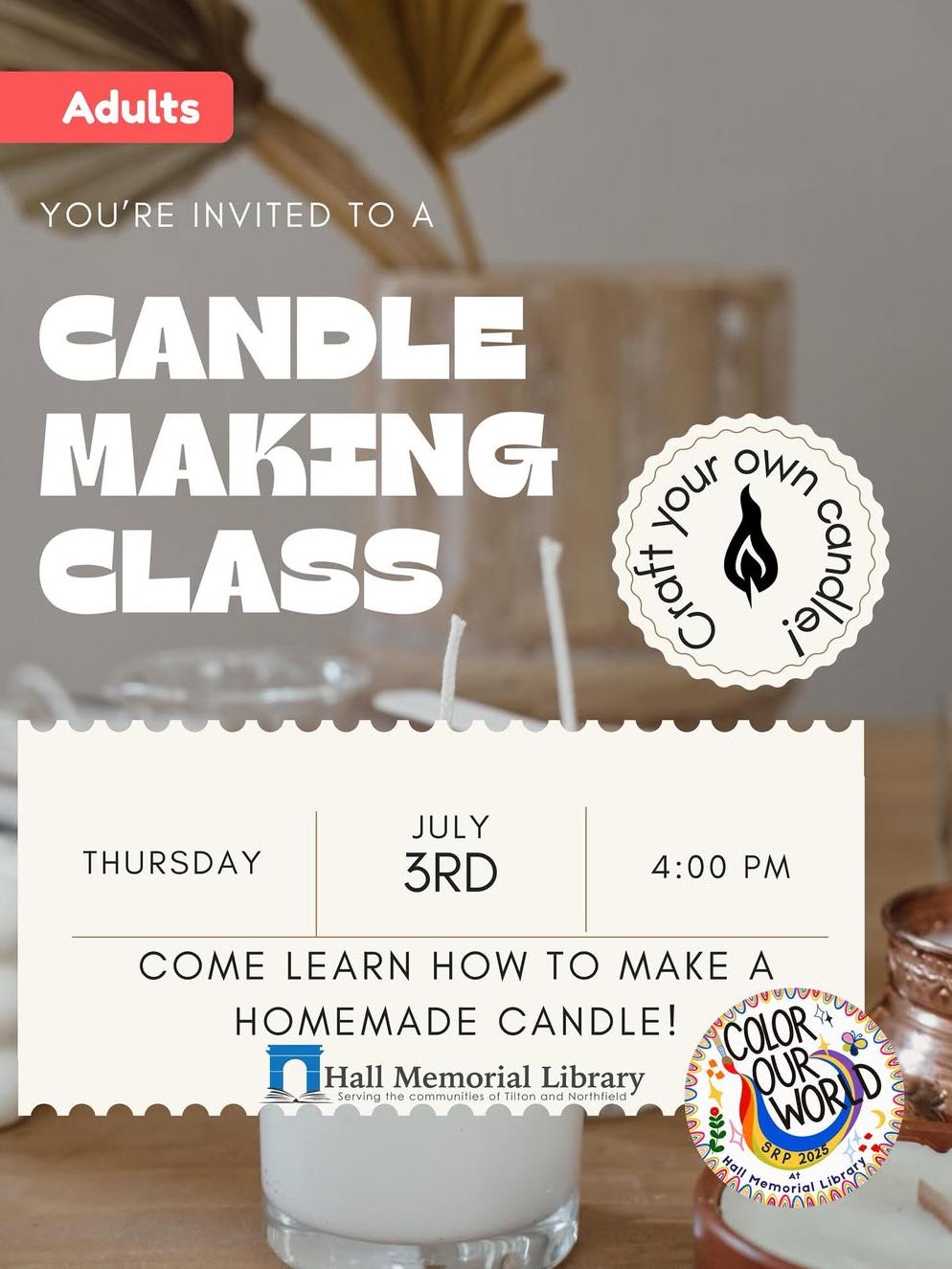 candle pictured