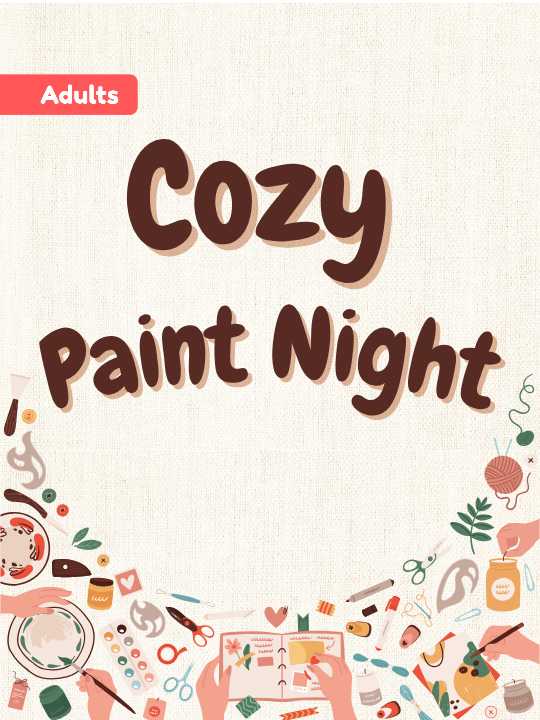 cozy paint night