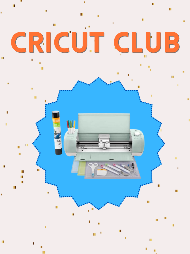 photo of cricut machine on blue star shape