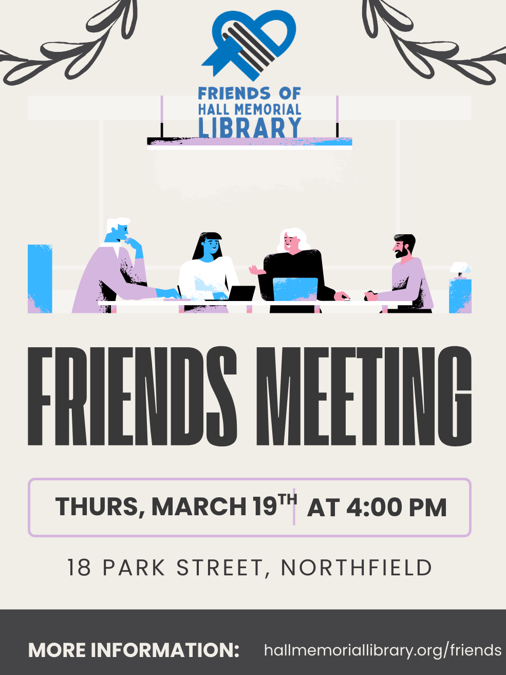 Join us on March 19th at 4pm