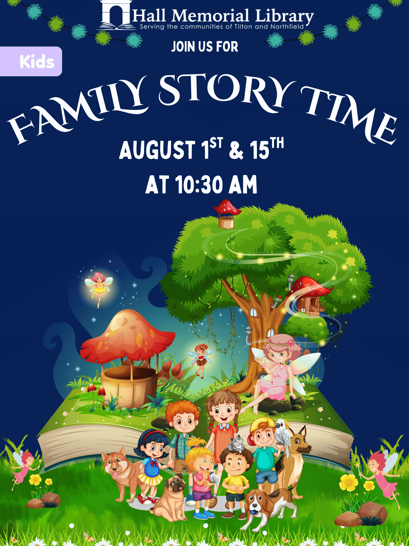  Come listen to a story or two with Mr. Steve!