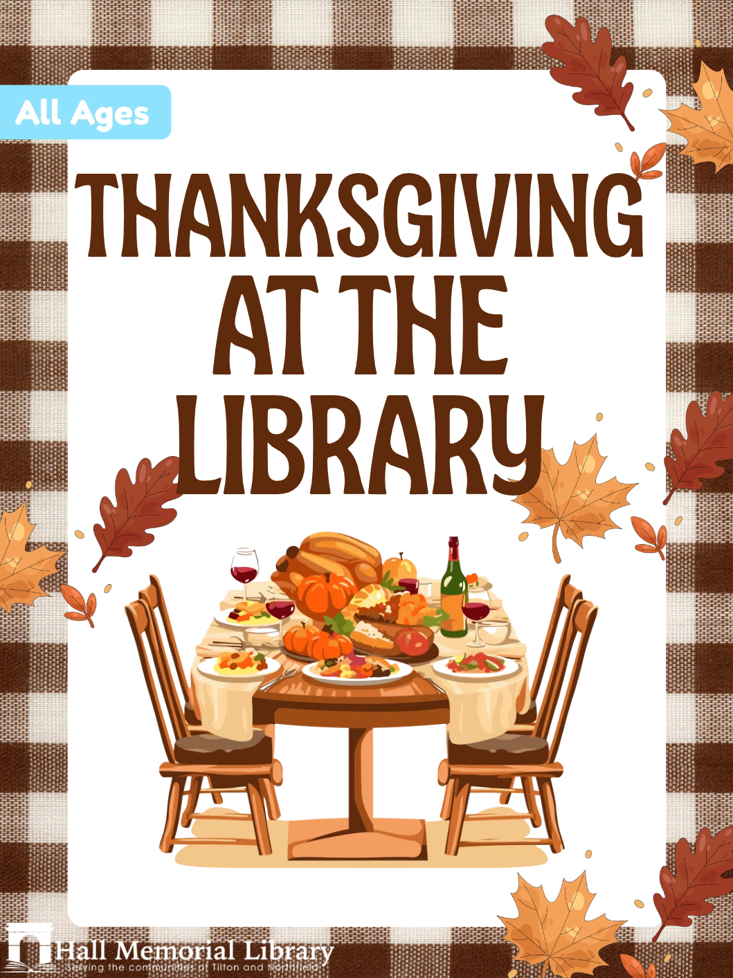 Community Thanksgiving: Thurs 11/26 at 3pm