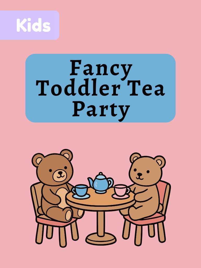 fancy toddler tea party