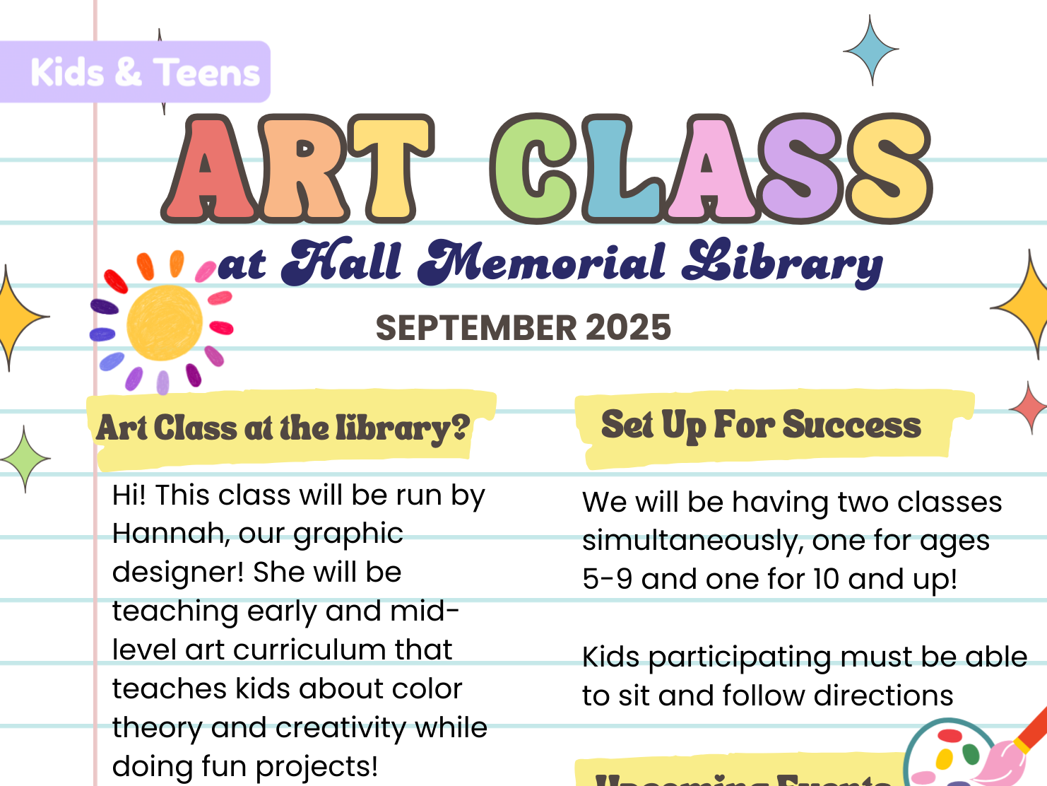 Art Class at the Library