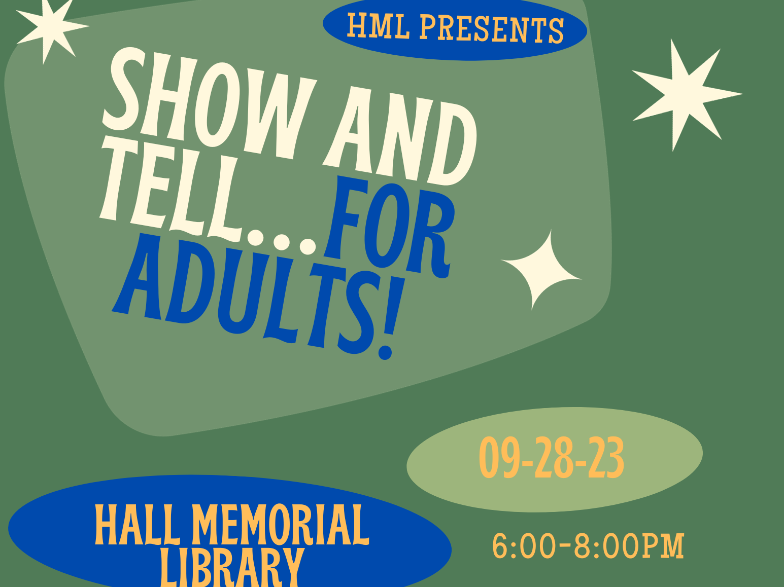 Show and Tell for Adults 