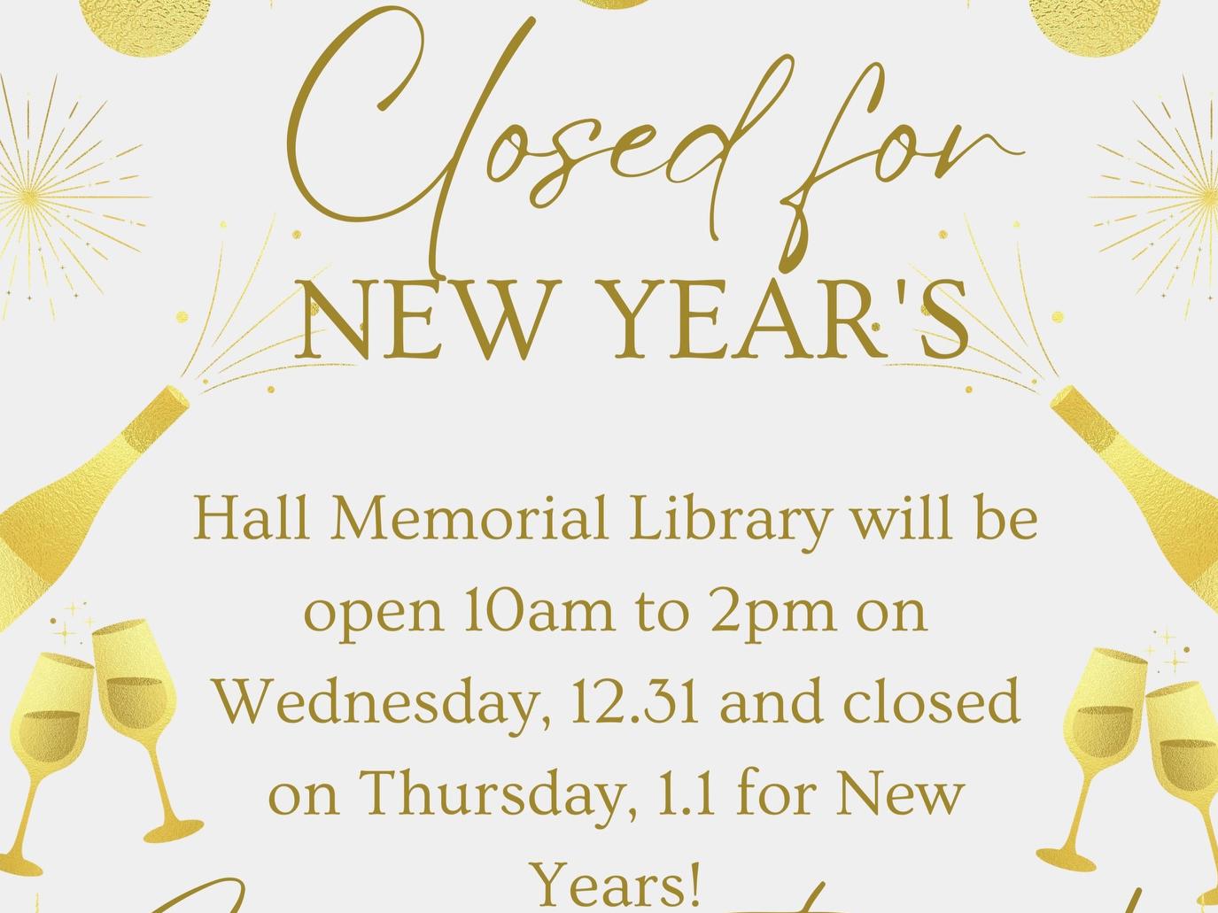 Closed for New Years