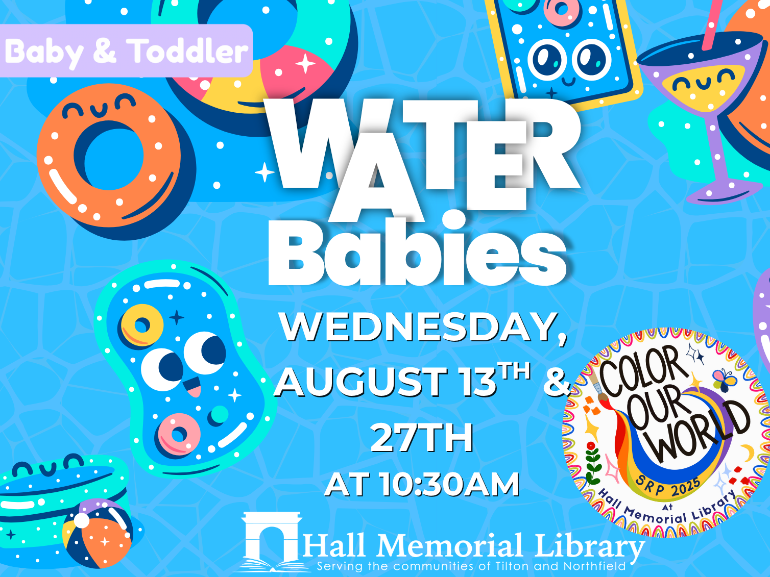 Babies + Toddlers, come to splash! 