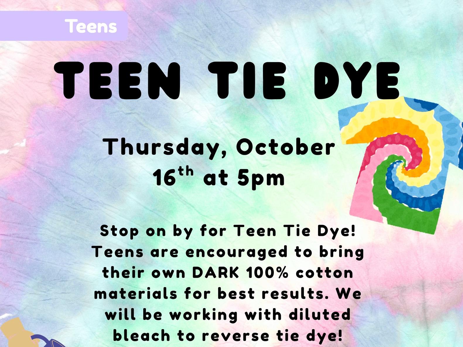 teen tie dye